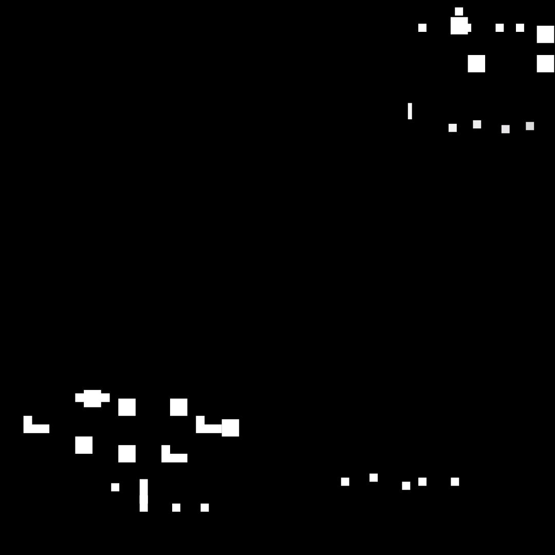 Gamma square overlay asemic asset pack / 52 loops