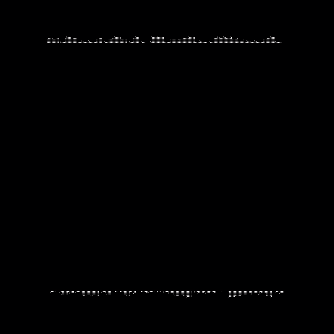 Gamma square overlay asemic asset pack / 52 loops