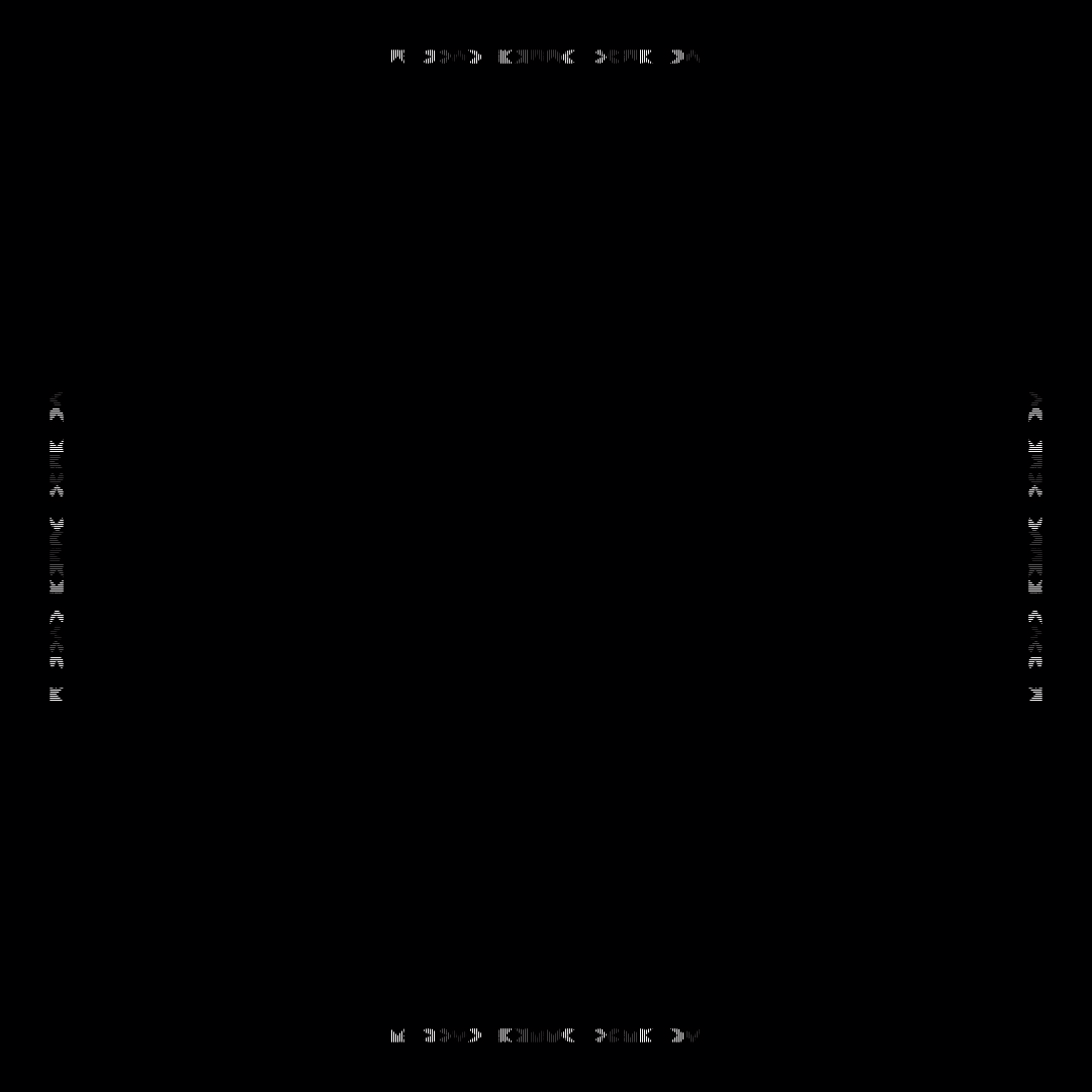 Gamma square overlay asemic asset pack / 52 loops