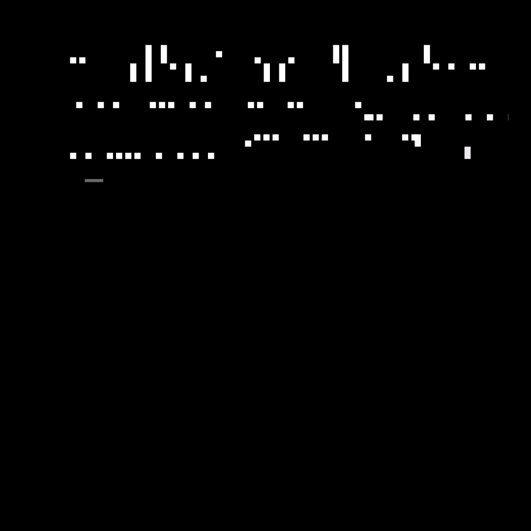 Gamma square overlay asemic asset pack / 52 loops