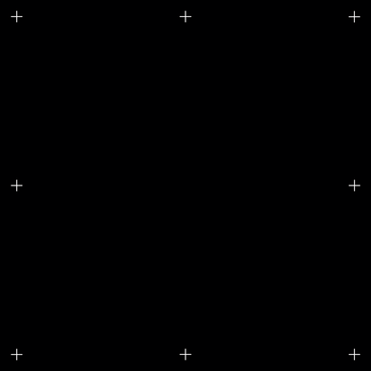 Gamma square overlay asemic asset pack / 52 loops