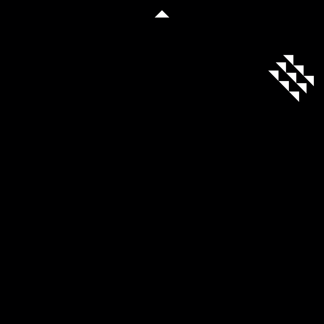 Gamma square overlay asemic asset pack / 52 loops