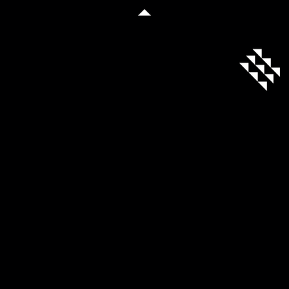 Gamma square overlay asemic asset pack / 52 loops