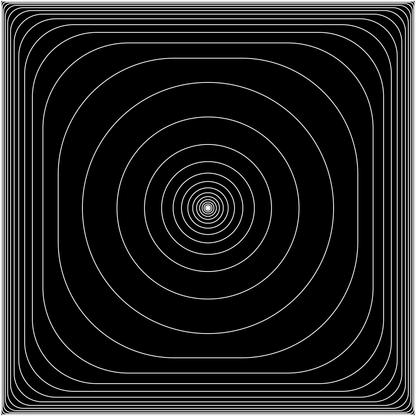 Circular square pattern asset pack / 13 loops