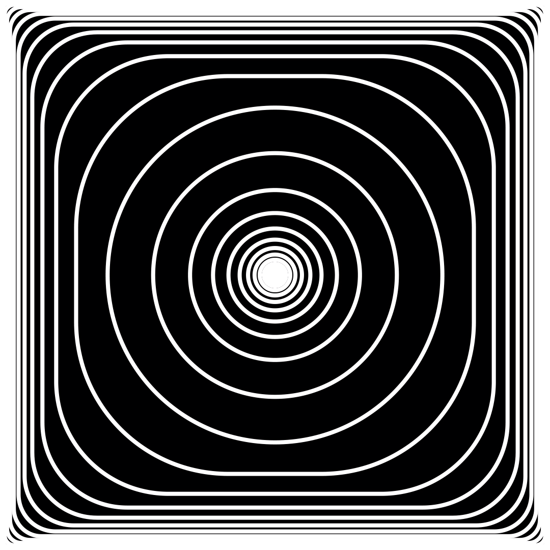 Circular square pattern asset pack / 13 loops