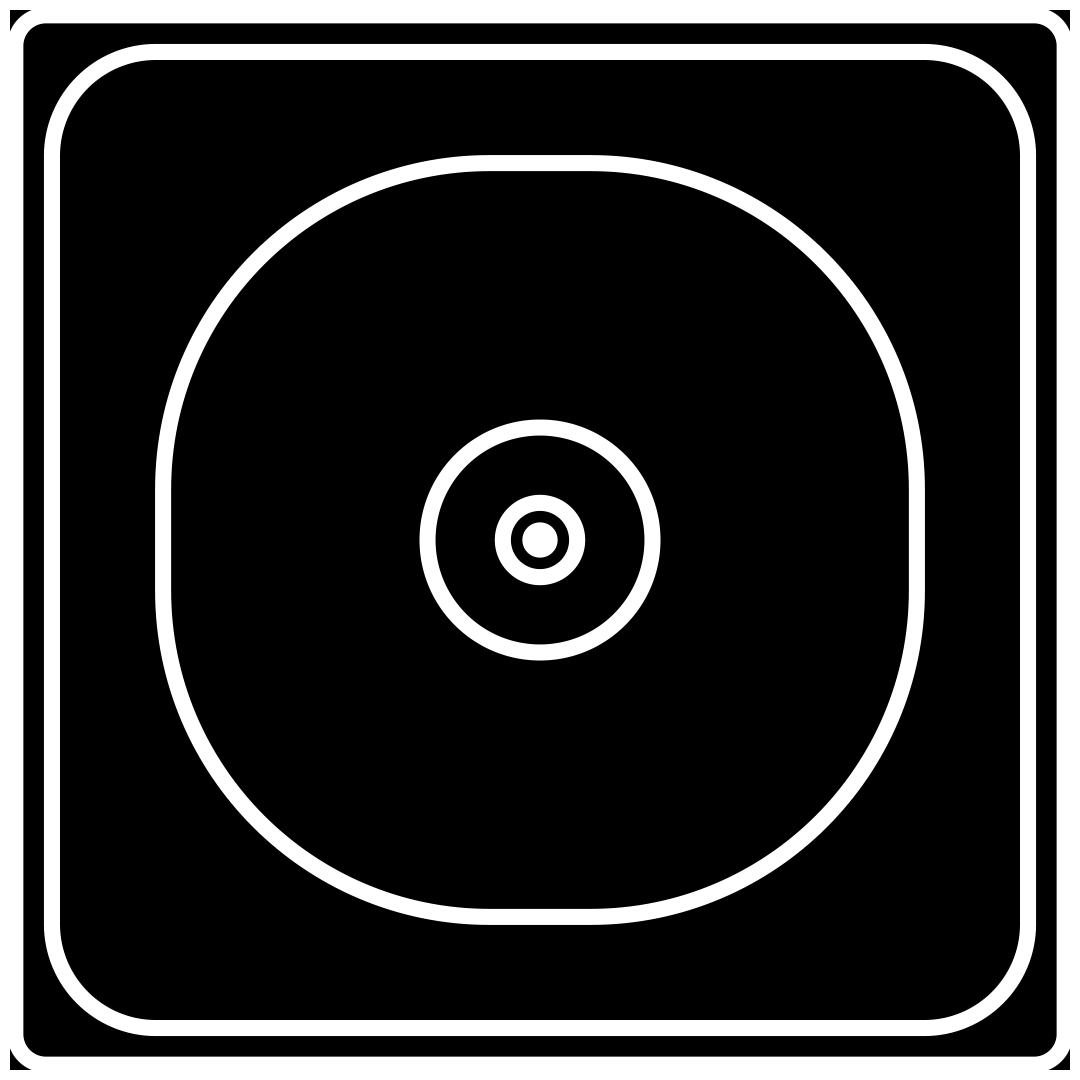 Circular square pattern asset pack / 13 loops