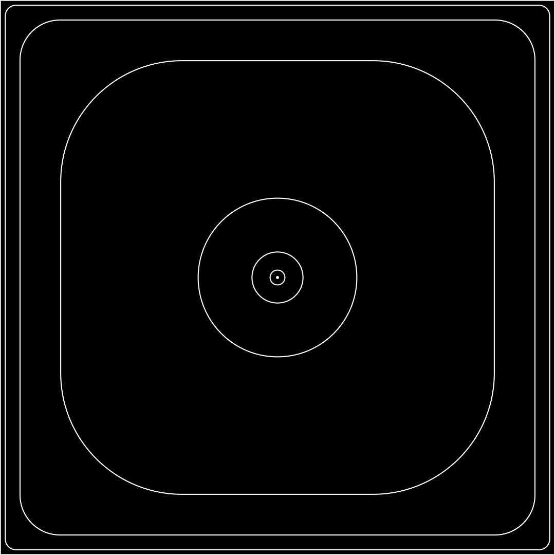 Circular square pattern asset pack / 13 loops