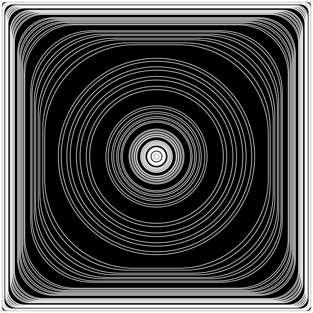 Circular square pattern asset pack / 13 loops