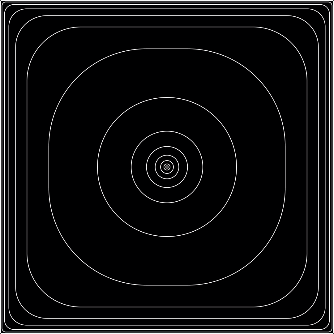 Circular square pattern asset pack / 13 loops