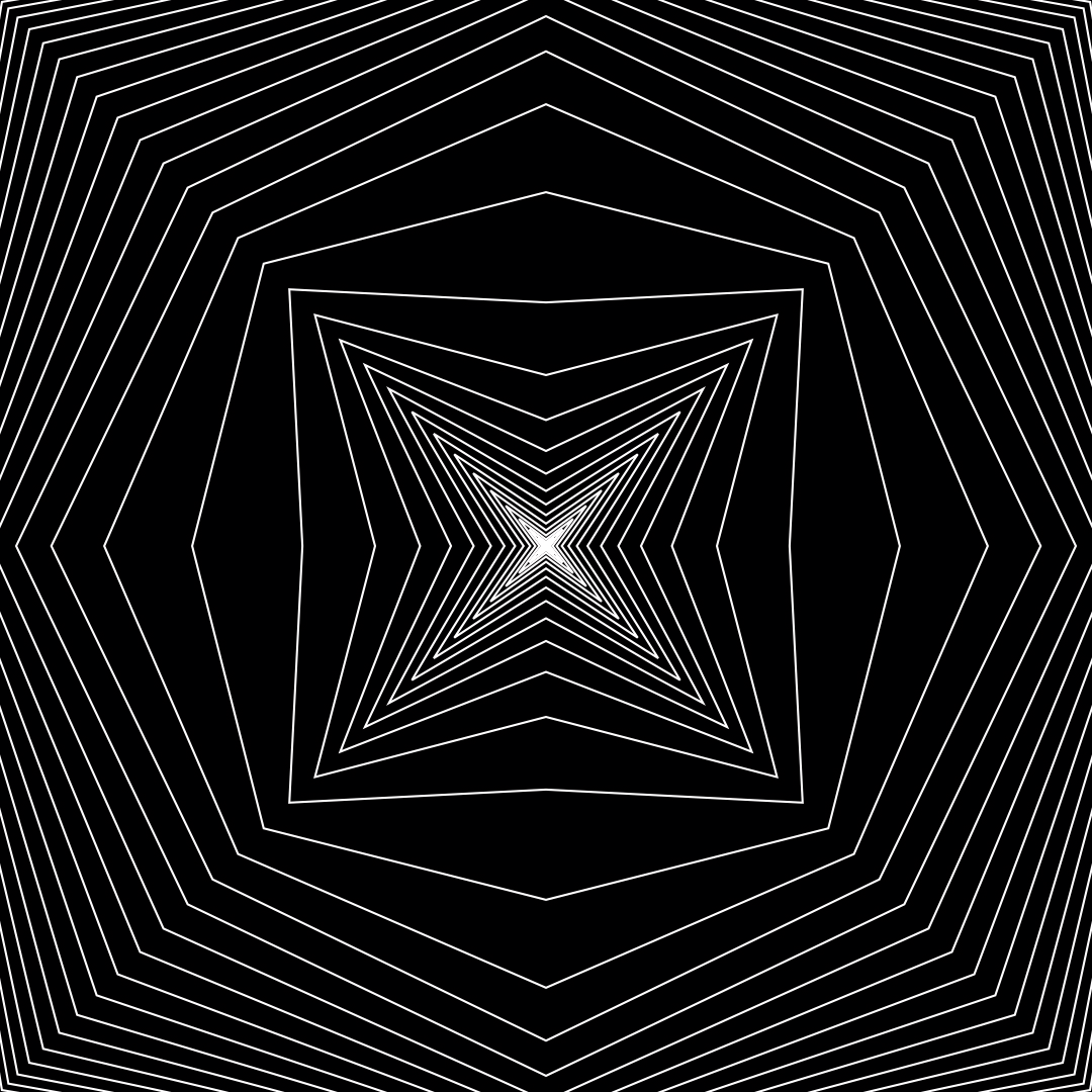 Geometric square pattern asset pack / 22 loops