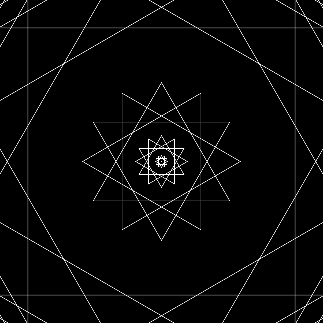 Geometric square pattern asset pack / 22 loops