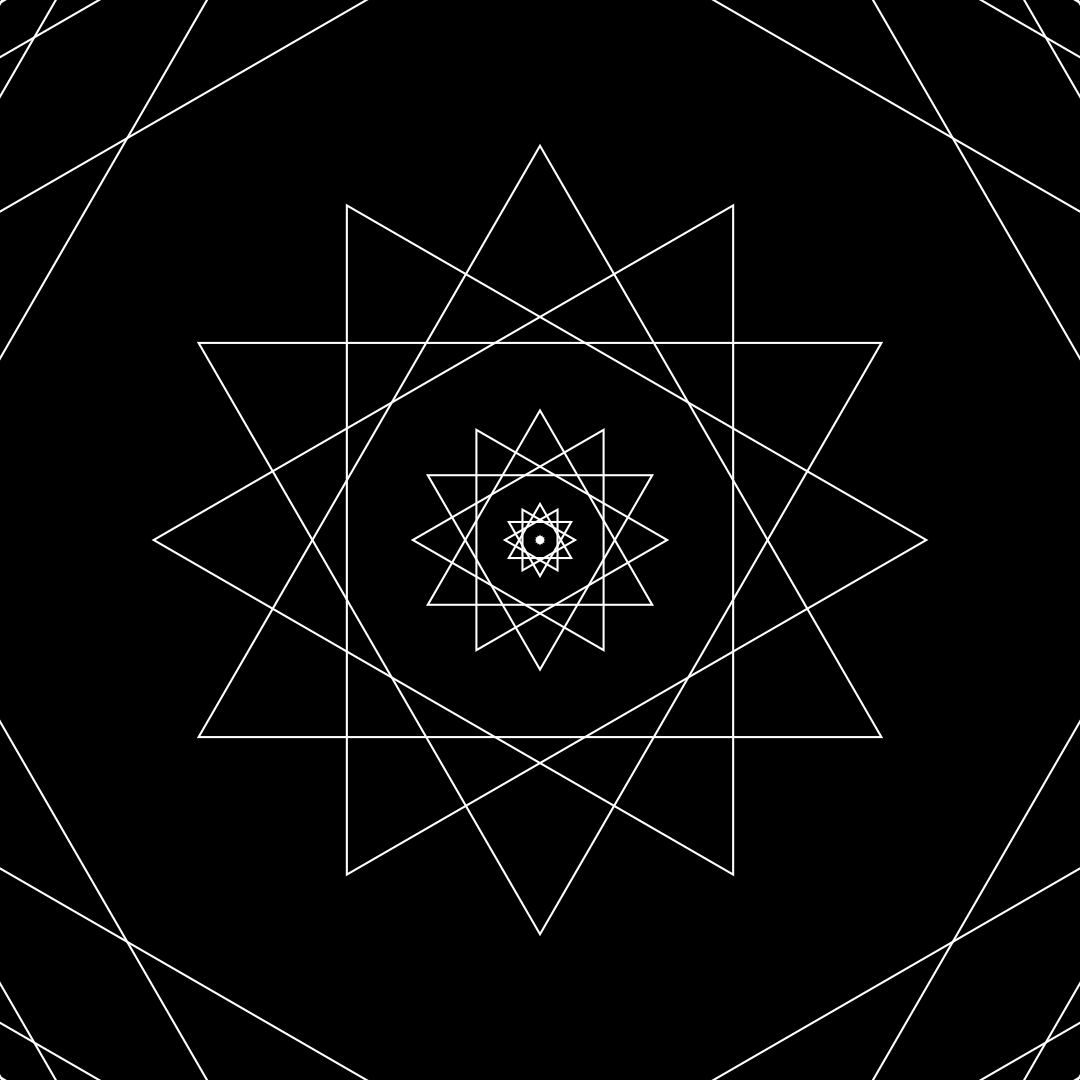 Geometric square pattern asset pack / 22 loops