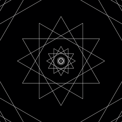 Geometric square pattern asset pack / 22 loops
