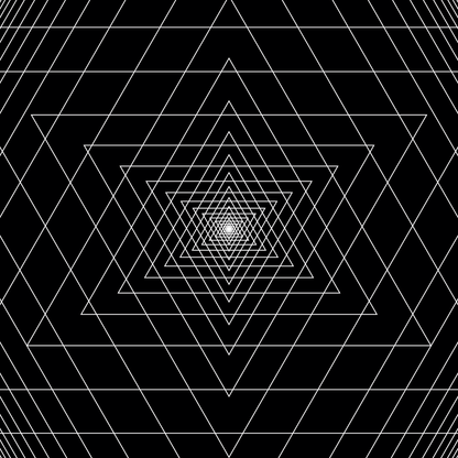 Geometric square pattern asset pack / 22 loops