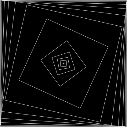 Geometric square pattern asset pack / 22 loops