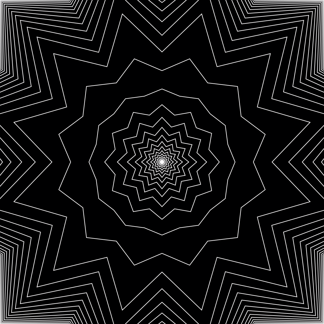 Geometric square pattern asset pack / 22 loops