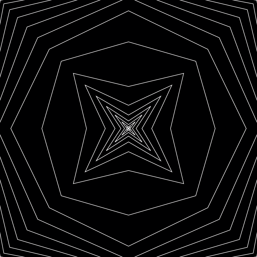 Geometric square pattern asset pack / 22 loops