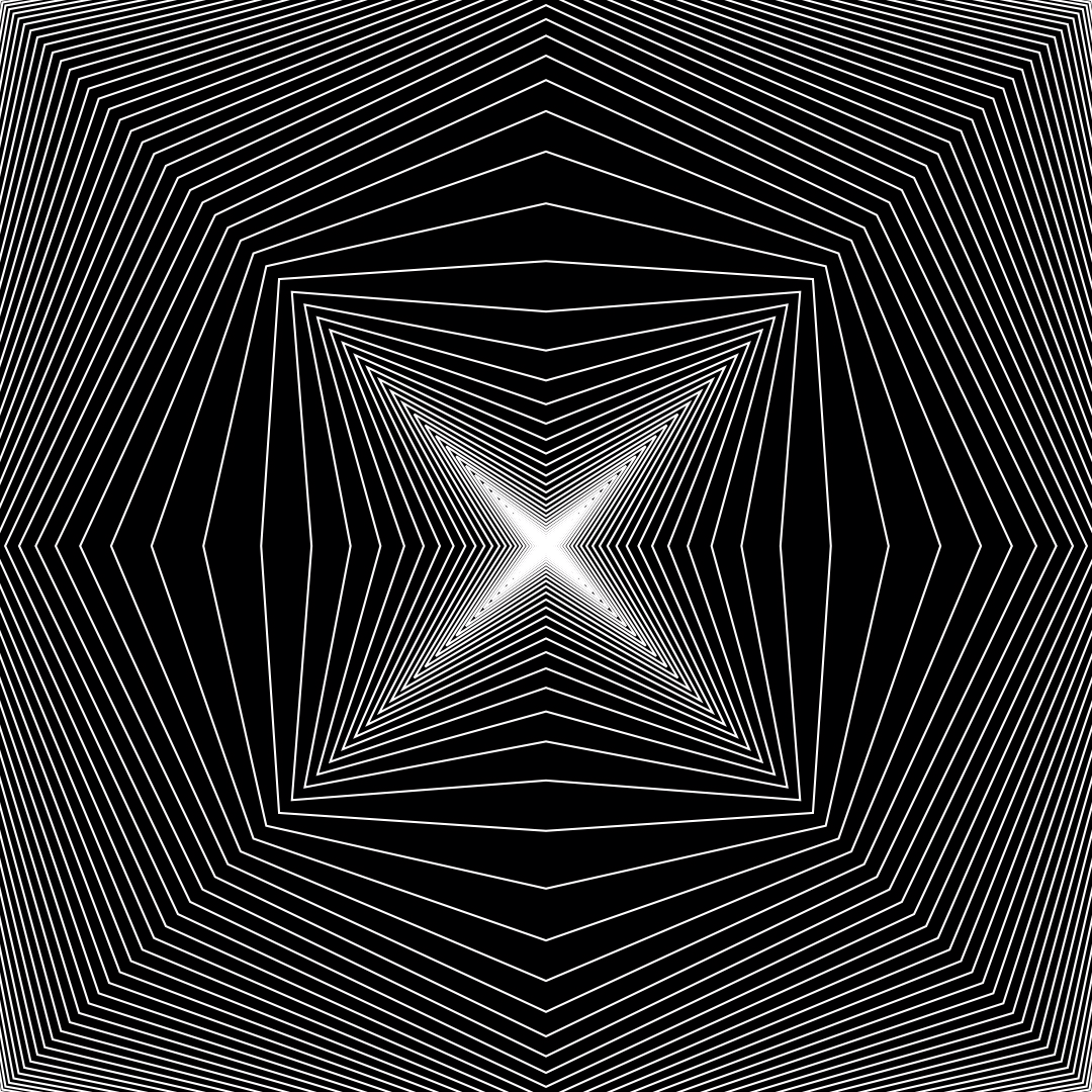 Geometric square pattern asset pack / 22 loops