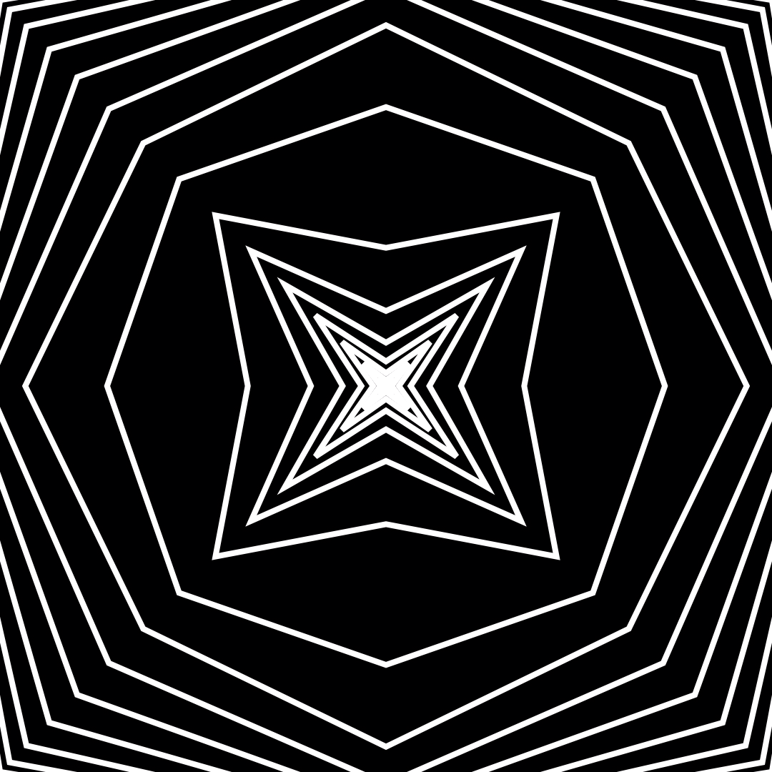 Geometric square pattern asset pack / 22 loops