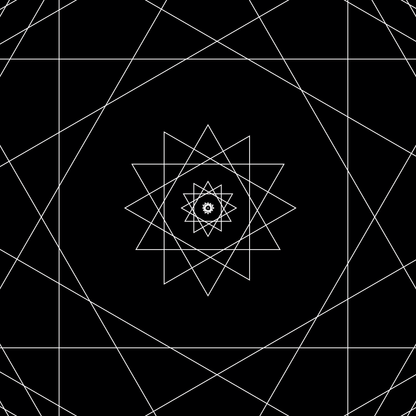 Geometric square pattern asset pack / 22 loops