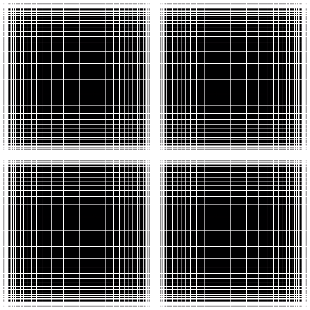 Grid square pattern asset pack / 10 loops
