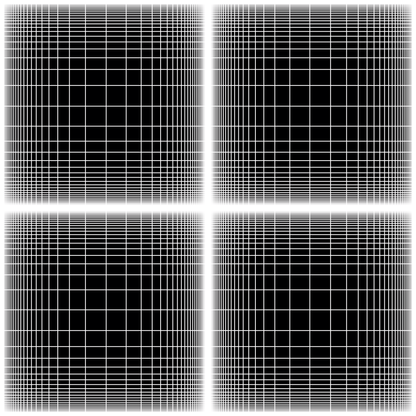 Grid square pattern asset pack / 10 loops