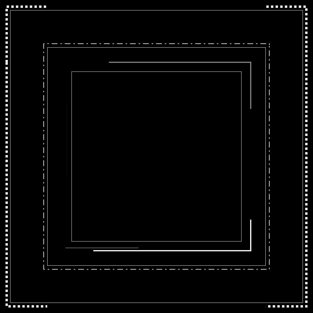 Linear square pattern asset pack / 18 loops