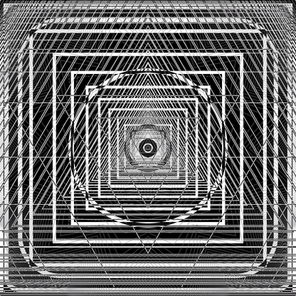 Alpha hybrid square pattern asset pack / 40 loops