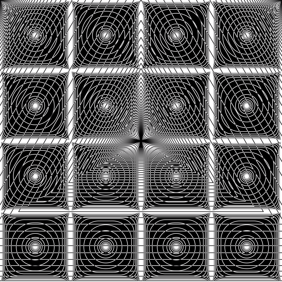 Alpha hybrid square pattern asset pack / 40 loops