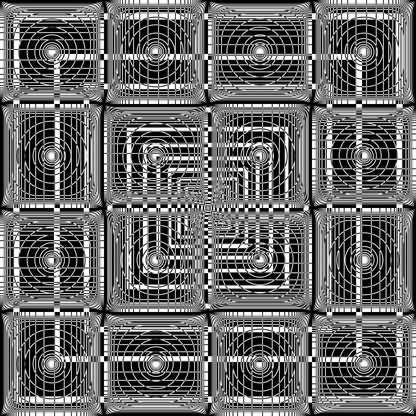 Alpha hybrid square pattern asset pack / 40 loops