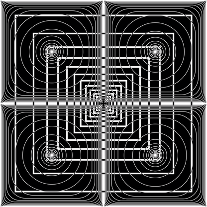 Alpha hybrid square pattern asset pack / 40 loops