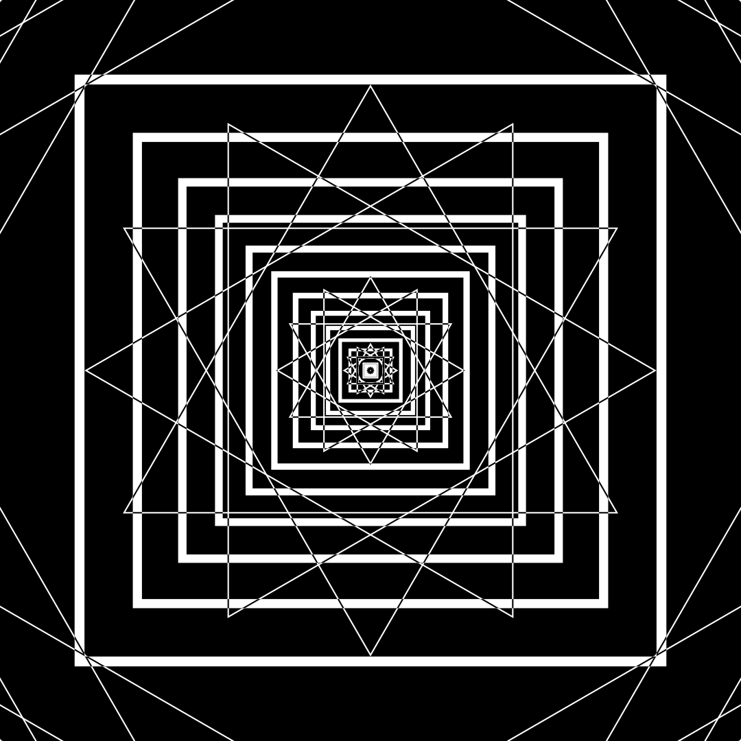 Alpha hybrid square pattern asset pack / 40 loops