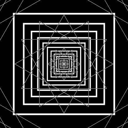 Alpha hybrid square pattern asset pack / 40 loops