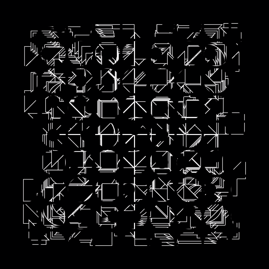Beta hybrid square pattern asset pack / 64 loops