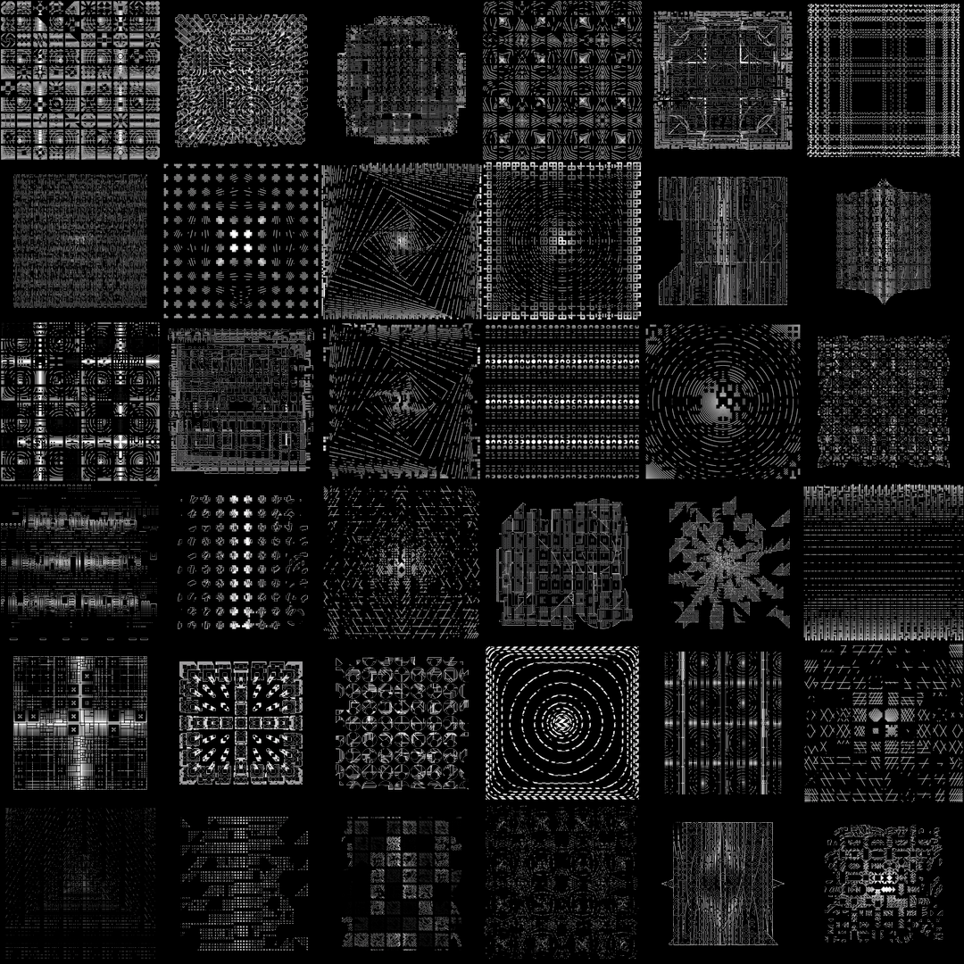 Beta hybrid square pattern asset pack / 64 loops