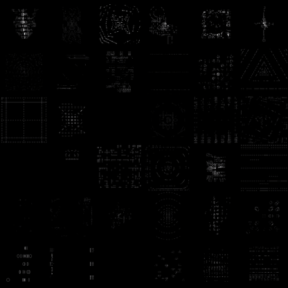 Delta hybrid square pattern asset pack / 59 loops