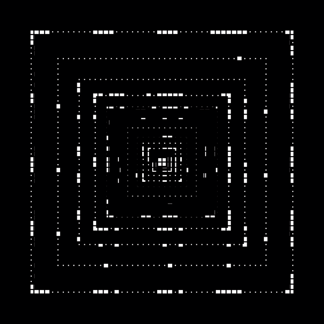 Gamma hybrid square pattern asset pack / 60 loops
