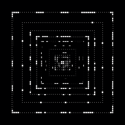 Gamma hybrid square pattern asset pack / 60 loops