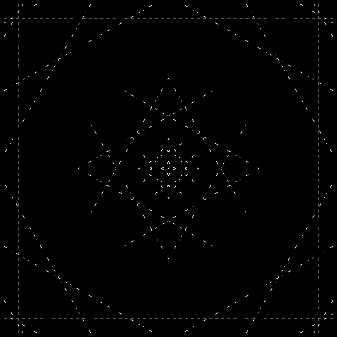 Gamma hybrid square pattern asset pack / 60 loops