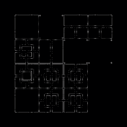 Gamma hybrid square pattern asset pack / 60 loops