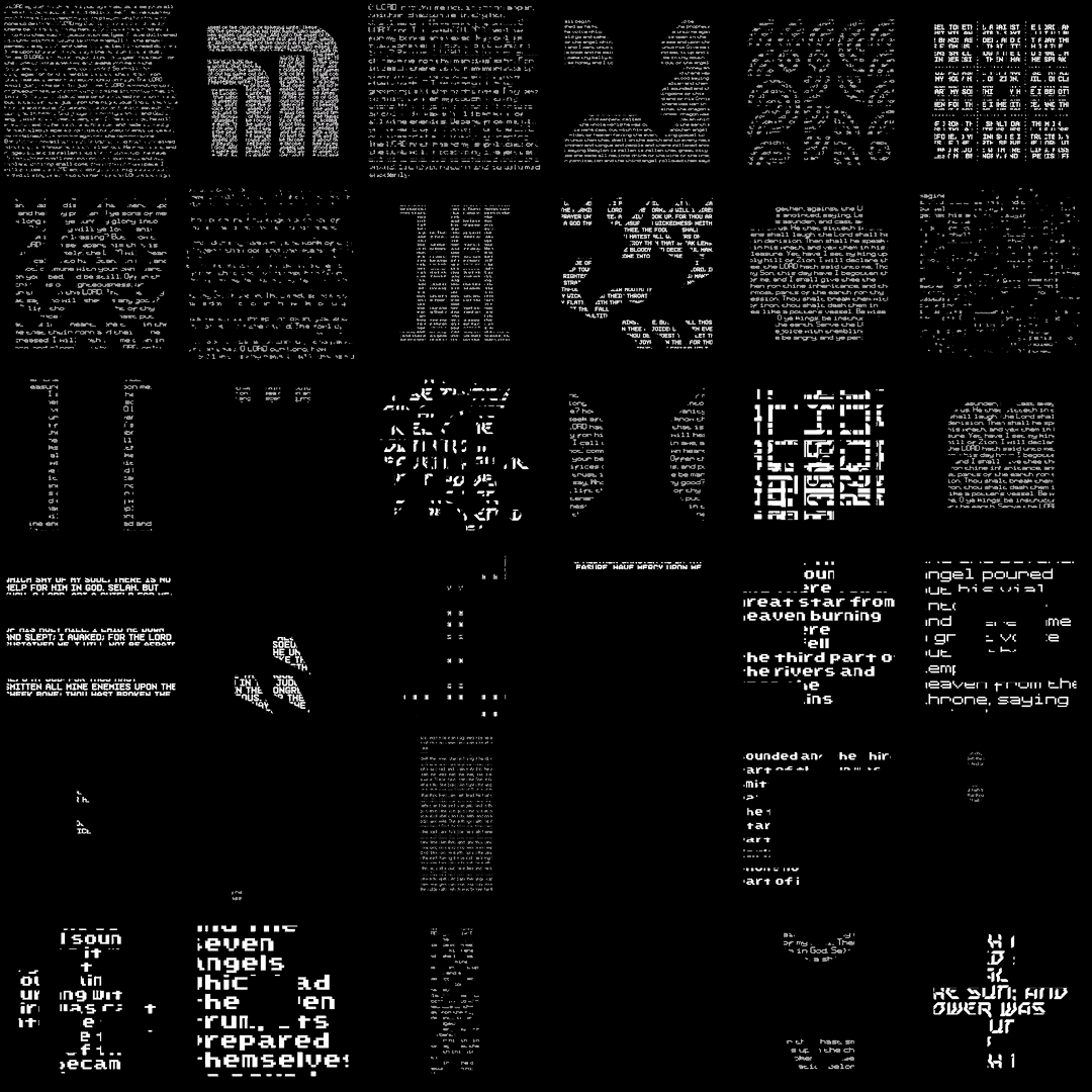 Sprite hybrid square script asset pack / 55 loops