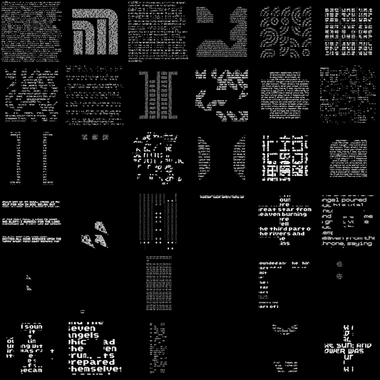 Sprite hybrid square script asset pack / 55 loops