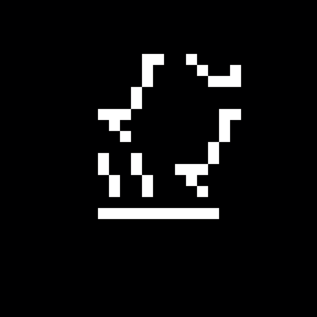 Asemic sprite sequence asset pack / 112 loops