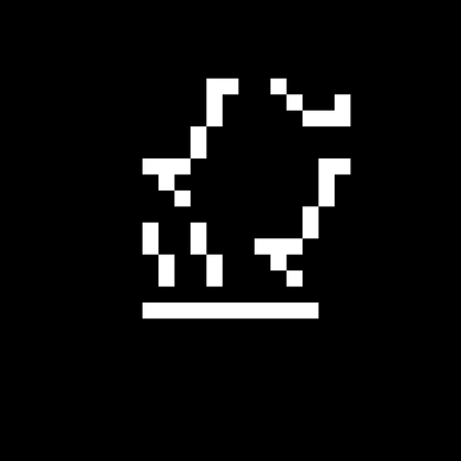 Asemic sprite sequence asset pack / 112 loops