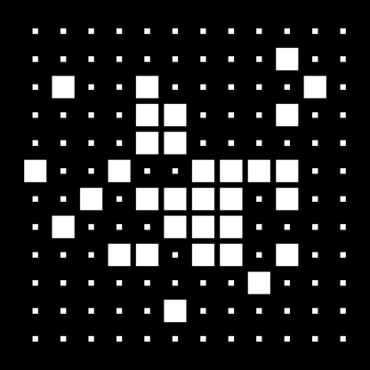 Asemic sprite sequence asset pack / 112 loops