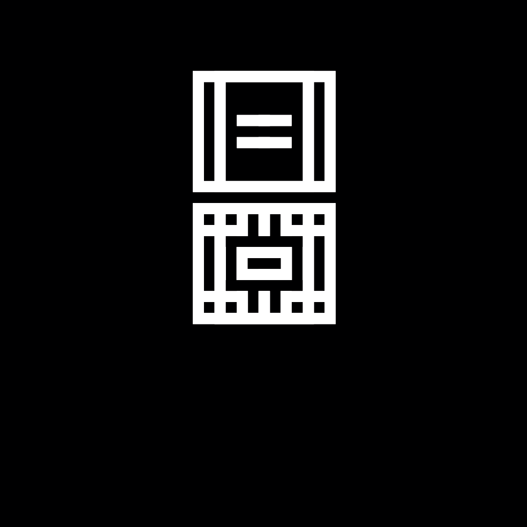 Asemic sprite sequence asset pack / 112 loops