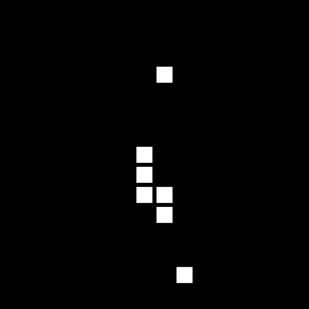 Asemic sprite sequence asset pack / 112 loops