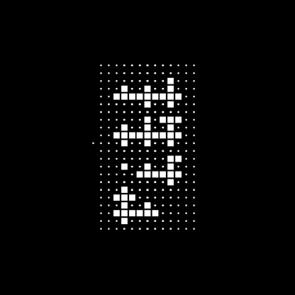 Asemic sprite sequence asset pack / 112 loops