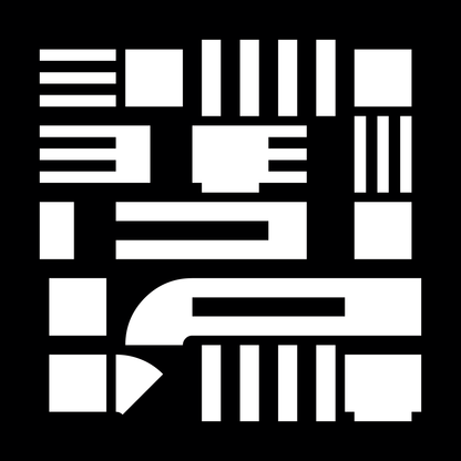 Asemic sprite sequence asset pack / 112 loops