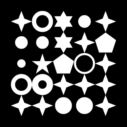 Asemic sprite sequence asset pack / 112 loops